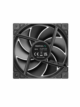 Вентилятор для корпуса DEEPCOOL FD12 черный, 120 мм, 2050 об/мин, 26.9 дБ, 4 pin
