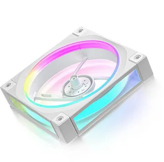 Вентилятор для корпуса Deepcool FL12R Wh Reverse ARGb 120х120x25 белый 4-pin 33.9дБ (R-FL12R-WHAPN1-G)