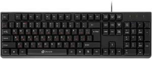 Клавиатура Oklick 100M HW3 проводная, USB Type-A, чёрный