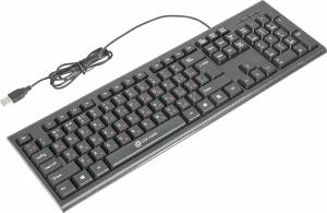 Клавиатура проводная Oklick 120M, USB, черный