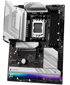 Материнская плата ASRock B850M PRO RS WIFI, AM5, AMD B850, 4xDDR5, 4xSATA, 3xM.2, 1xPCIe 5.0 x16, 1xPCIe 3.0 x4, 1xDP, 1xHDMI, 1x2.5Gb LAN, Wi-Fi 6E, Bluetooth 5.2, 1xUSB-C 10Gbps, 1xUSB-A 10Gbps, 2xUSB-A 5Gbps, 4xUSB-A 2.0, 3x3.5 мм, 7.1, mATX