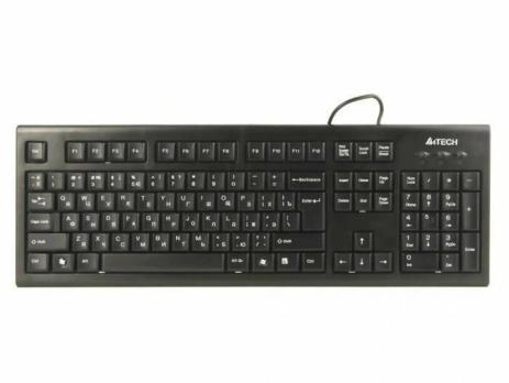Клавиатура проводная A4Tech KR-85 USB черный