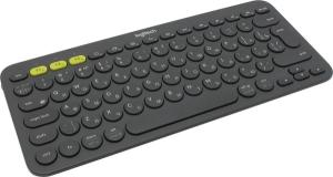 Клавиатура беспроводная Logitech K380, Bluetooth, темно-серый