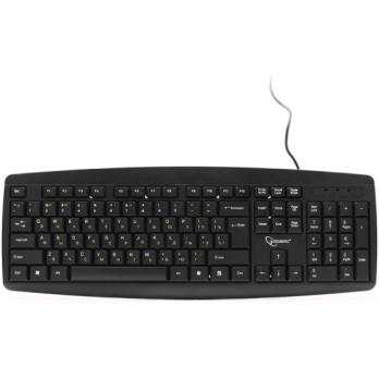 Клавиатура проводная Gembird KB-8351U-BL, USB, черный