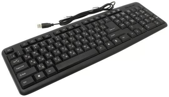 Клавиатура проводная Defender HB-420, USB, черный