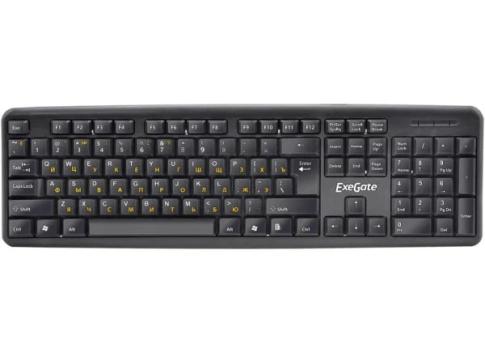Клавиатура проводная ExeGate LY-331L (EX263906RUS), USB, черный