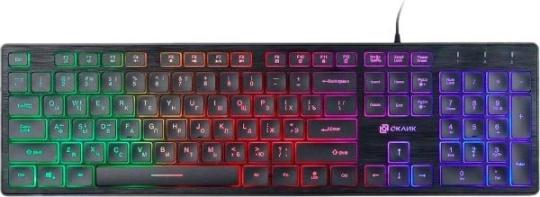 Клавиатура Oklick 550ML проводная, USB Type-A, чёрный