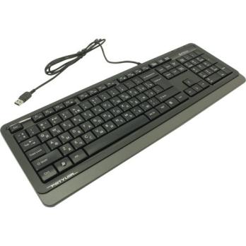 Клавиатура проводная A4Tech Fstyler FK10, USB, черный/серый