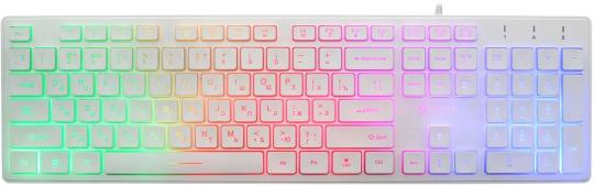 Клавиатура Oklick 550ML проводная, USB Type-A, белый