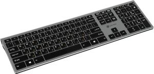 Клавиатура Oklick 890S беспроводная, радиоканал, серый