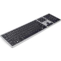 Клавиатура беспроводная Gembird KBW-3, USB, серебристый/черный
