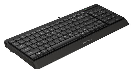 Клавиатура проводная A4Tech Fstyler FK15, USB, черный