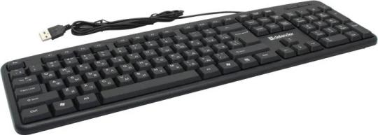 Клавиатура проводная Defender Next HB-440 RU, USB, черный