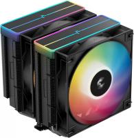 Кулер для процессора DEEPCOOL AG620 BK ARGB V2 черный 120мм алюминий+медь 1850rpm 29.4db 4-pin 260W 157мм
