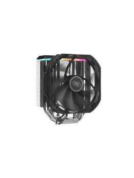 Кулер для процессора DEEPCOOL AS500 черный, 140 мм, алюминий/медь, 1200 об/мин, 26 дБ, 4 pin, 220 Вт, 164 мм