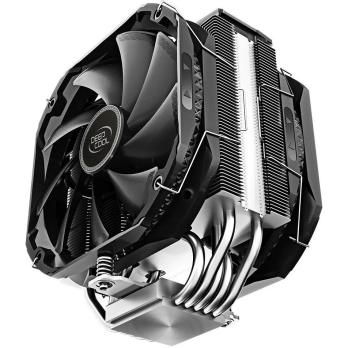 Кулер для процессора DEEPCOOL AS500 PLUS черный, 140 мм, алюминий/медь, 1200 об/мин, 29.2 дБ, 4 pin, 220 Вт, 164 мм