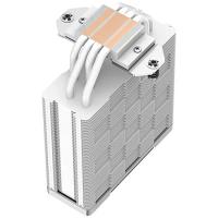 Кулер для процессора DEEPCOOL AK400 WH белый, 120 мм, алюминий/медь, 1850 об/мин, 29 дБ, 4 pin, 220 Вт, 155 мм