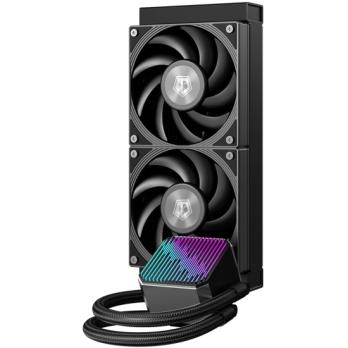 Система жидкостного охлаждения ID-Cooling DX240 MAX ARGb черный 120мм алюминий+медь 2150rpm 32.5db 4-pin 300W