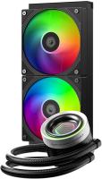 Система жидкостного охлаждения ID-Cooling FX240 INFINITY ARGb черный 120мм алюминий+медь 2000rpm 27.2db 4-pin 300W