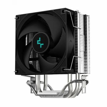 Кулер для процессора DEEPCOOL AG200 черный, 92 мм, алюминий/медь, 3050 об/мин, 30.5 дБ, 4 pin, 100 Вт, 133 мм
