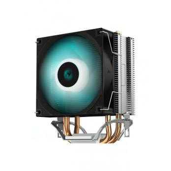 Кулер для процессора DEEPCOOL AG300 LED, 92 мм, алюминий/медь, 3050 об/мин, 30.5 дБ, 4 pin, 150 Вт, 129 мм