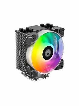 Кулер ID-Cooling SE-214-XT DF ARGB черный 120мм алюминий/медь 1500rpm 27db 4-pin 180W 150мм