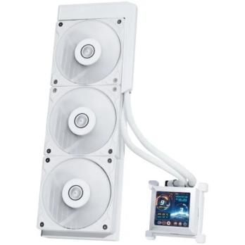 Система жидкостного охлаждения Lian-Li HydroShift LCD 360S Soc-AM5/AM4/1700 белый 4-pin 29.8dB Al+Cu LCD 330W Ret (G89.GHSLCD36SW.R0)