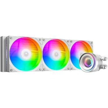 Система жидкостного охлаждения ID-Cooling FX360 Inf ARGb белый 120мм алюминий+медь 2000rpm 27.2db 4-pin 350W