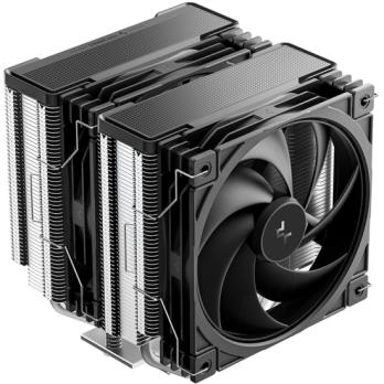 Кулер для процессора DEEPCOOL AG620 G2 LGA1954/1851/1700/AM5/AM4 (9шт/кор, TDP 270W, PWM, DUAL Black Fan 120mm, 6 тепл. трубок, черный) RET