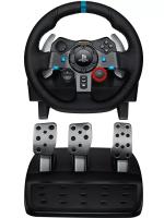 Руль LOGITECH G29 игровой (USB, для PS и PC, педали, виброотдача, 941-000113/941-000112/941-000142)