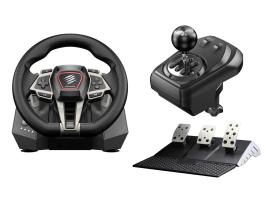 Руль Mad Catz M.2.X. PRO (USB, вибрация, 3 педали, рычаг переключения, D-Pad)