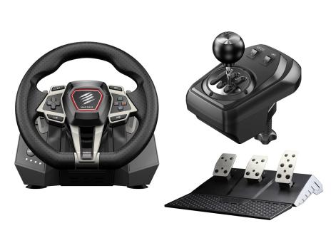 Руль Mad Catz M.2.X. PRO (USB, вибрация, 3 педали, рычаг переключения, D-Pad)