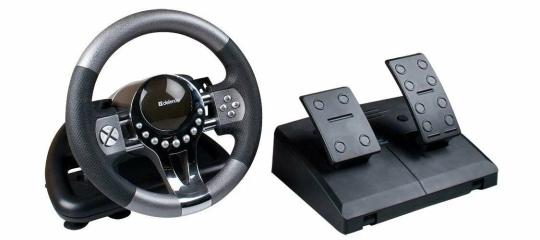 Игровой руль Defender FORSAGE 12 кн+2перекл.+1перекл. 8-ми позиц., USB