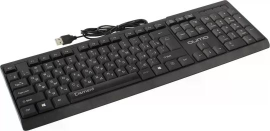 Клавиатура Qumo Office Element K65 проводная, USB Type-A, чёрный