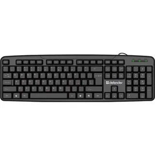 Клавиатура проводная Defender Astra HB-588, USB, черный