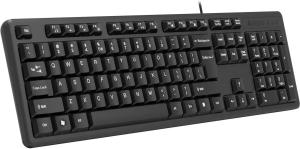 Клавиатура проводная A4Tech KK-3, USB, черный