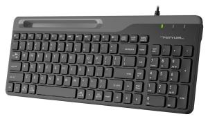 Клавиатура проводная A4Tech Fstyler FK25, USB, черный/серый