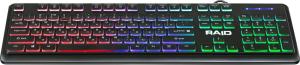 Клавиатура проводная Defender Raid GK-778DL, USB, черный