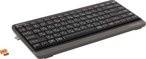 Клавиатура беспроводная A4Tech Fstyler FBK11, USB, Bluetooth/Радиоканал, черный/серый