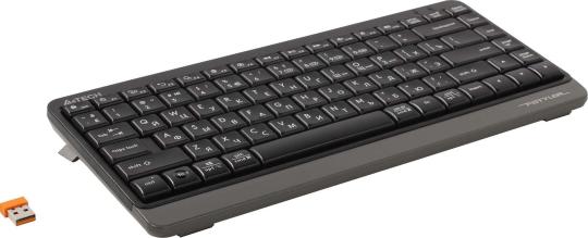 Клавиатура беспроводная A4Tech Fstyler FBK11, USB, Bluetooth/Радиоканал, черный/серый
