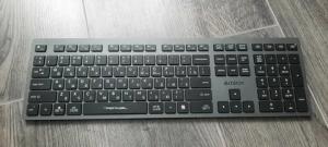 Клавиатура беспроводная A4Tech Fstyler FBX50C, USB, Bluetooth/Радиоканал, серый