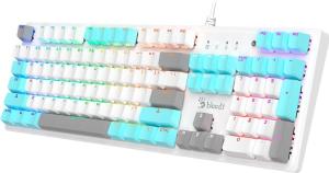Клавиатура проводная A4Tech Bloody S510N USB белый