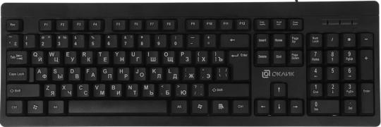 Клавиатура Oklick 95M проводная, USB Type-A, чёрный