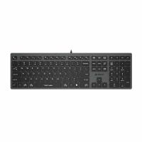 Клавиатура проводная A4Tech Fstyler FX50, USB, серый