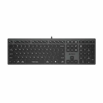 Клавиатура проводная A4Tech Fstyler FX50, USB, серый