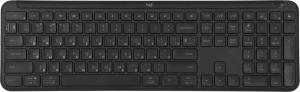 Клавиатура Logitech Signature Slim K950 беспроводная, Bluetooth, радиоканал, серый