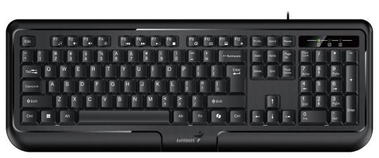 Клавиатура проводная Genius keyboard KB-118 II,RU,USB, черный