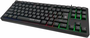 Клавиатура проводная Defender Dark Lord GK-580, USB, черный