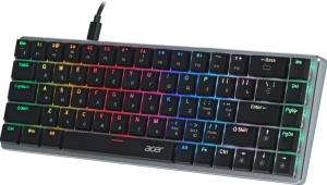 Клавиатура проводная Acer OKW302 (ZL.KBDCC.01C), USB, серебристый