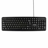 Клавиатура Гарнизон GK-100L проводная, USB Type-A, чёрный